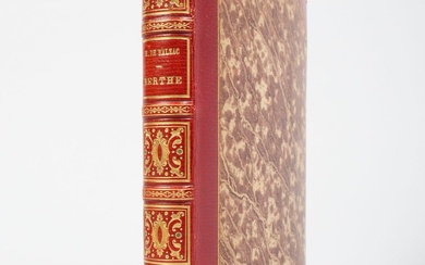 Honoré de BALZAC Berthe la Repentie. Contes drolatiques. Paris, Hippolyte Souverain, 1839, in-8 relié demi-maroquin...