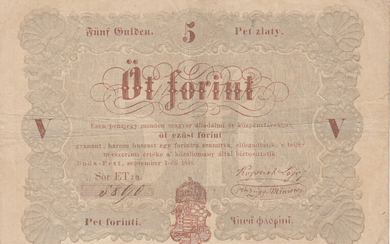 Hungary 5 Forint 1848
