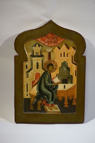 Icon, St. Luke the Evangelist - Wood - 19th century