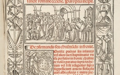 [Illustrati]. Pontificale secundum ritum sacrosancte Romane ecclesie. Venezia, Lucantonio Giunta, 1520.