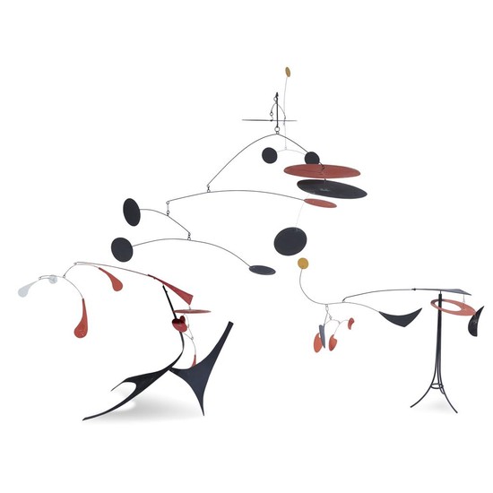 In the style of Alexander Calder (American 1898-1976) three...