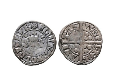 Irish Coins - Edward I - Waterford - Anglo-Irish Mule AR Penny