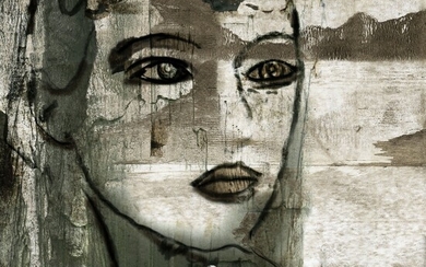Isabelle MARLIAC "LEGENDE" Série Faces (2019) 86 x 86 cm Tirage Lambda sous Plexi contrecollé...
