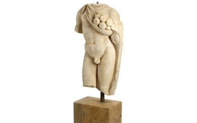 Italian Marble Roman Style Torso After the Antique.
