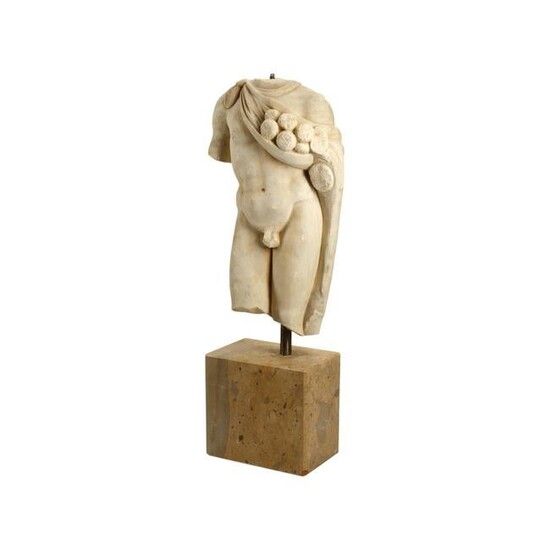 Italian Marble Roman Style Torso After the Antique.