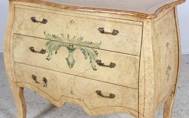 Italian style paint decorated 3-drawer chest