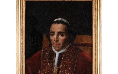 J. L. David (Paris 1748 - Brussels 1825), copy from, Portrait of Pius VII, c....
