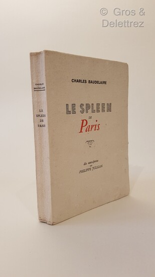 [JULLIAN] Charles BAUDELAIRE. Le Spleen... - Lot 259 - Gros & Delettrez