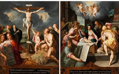 Jacob de Backer, 1540/45 Antwerpen – 1591/99 ebenda, zug., DIE GEBURT CHRISTI