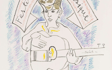Jean Cocteau (1889-1963) Menton. Festival de Musique