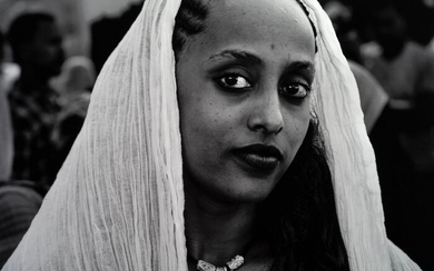 Jean-Pierre Duvergé (1948) - Ethiopia, Belle ethiopienne à la fête de Sainte Marie de Sion. 2018