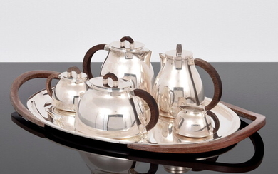 Jean Puiforcat Sterling Silver Coffee/Tea Service, 6 Pieces