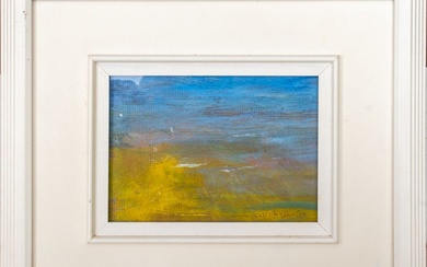 Joan Shapiro "At Dawn" Gouache on Canvas Board