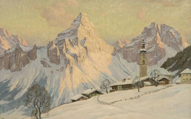 Kettemann, Erwin Winterabend in Lermoos/Tirol mit