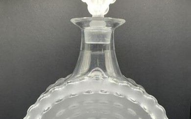 LALIQUE FRANCE Crystal Decanter W Stopper