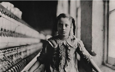 LEWIS W. HINE - Ten Year Old Spinner in a Cotton Mill