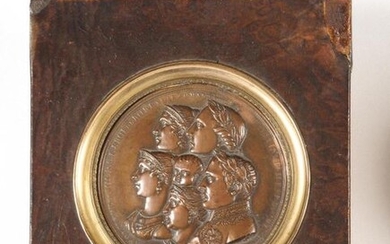 « La famille impériale » Médaille en cuivre...