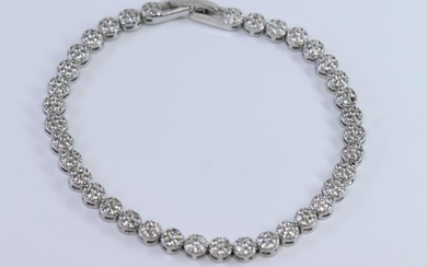 Ladies 925 Silver Bracelet.
