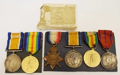 Lane First World War medal group