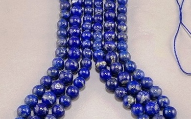 Lapis Lazuli Gemstone Necklaces - Height: 410 mm - Width: 410 mm- 200 g - (3)