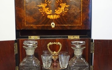Laquer box, Liquor cabinet - Napoleon III Style