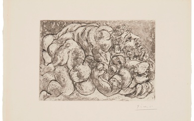 "Le Viol, IV," Plate 29 from "La Suite Vollard," 1993