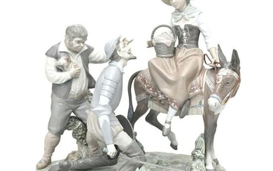 Lladro Porcelain Don Quixote Figure, "Found Dulcinea"