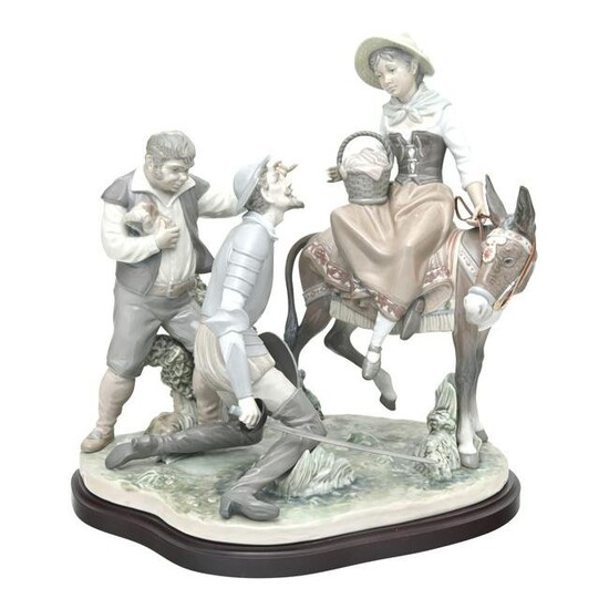 Lladro Porcelain Don Quixote Figure, "Found Dulcinea"