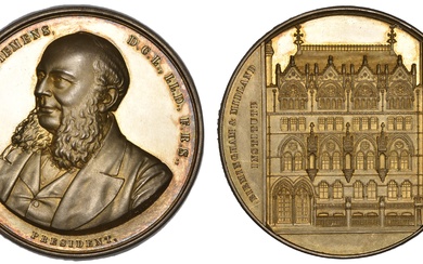 Local, WARWICKSHIRE, Birmingham & Midland Institute, 1881, a silver-gilt medal by J....