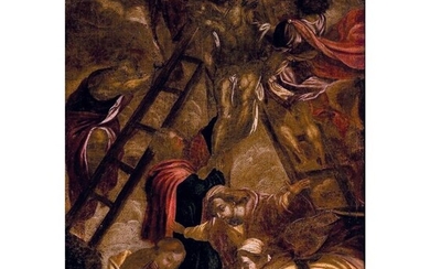 Lombard school of the XVI-XVII Century - The Descent from the Cross