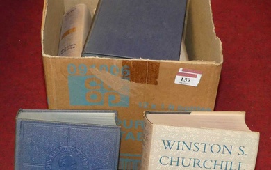 Lot details A collection of books by Winston Churchill, to...