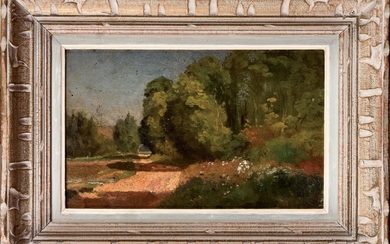 Louis Alexandre BOUCHÉ (1838-1911) Paysage Huile sur panneau...