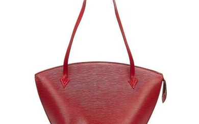 Louis Vuitton Epi Saint-Jacques GM Shoulder Bag M52267 Castilian Red Leather Women's LOUIS VUITTON