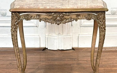 Louis XV Style Painted Center Table