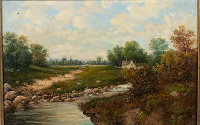 M. Bialkowski, A View in Devonshire, O/C, 1885