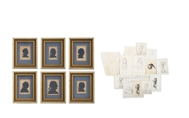 MARY DELANY (1700 - 1788) A collection comprising; six frame...