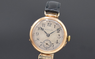 MONNARD early 14kpink gold wristwatch, Switzerland for the Russian market...