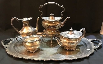 Mappin Brothers Sheffield - Coffee and tea service, Mappin Brothers. (5) - Silver, Sterling - 1900