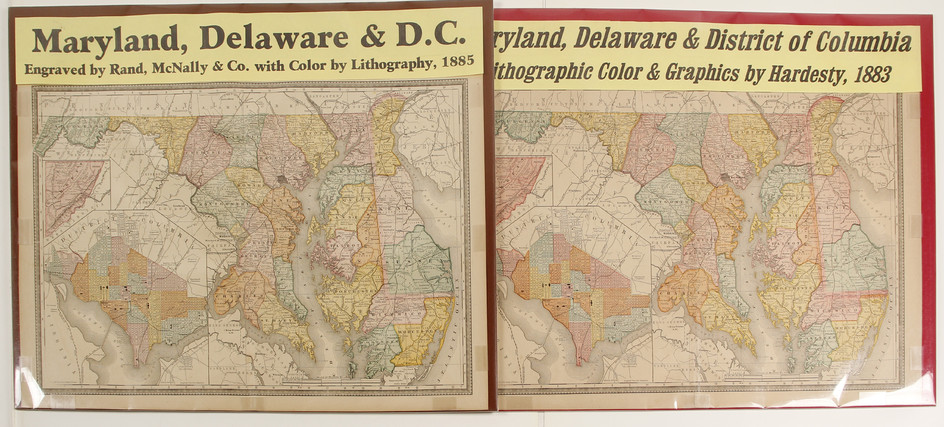 Maps of Maryland, Delaware & D.C. #72009