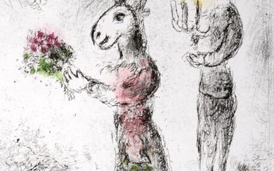 Marc Chagall (1887-1985) - Celui qui dit les choses sans rien dire, 1976 - PLATE 1