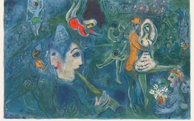 Marc Chagall (Belarusian/French, 1887–1985) Le Cirque: one plate, 1967