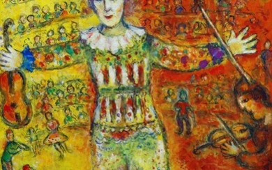 Marc Chagall Clown en jaune