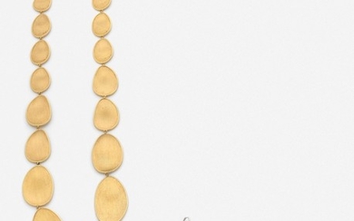Marco BICEGO Collier, bracelet et paire de boucles d'oreilles modèle "Lunaria"