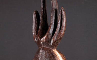 Mask (1) - Wood - Kwele - Gabon