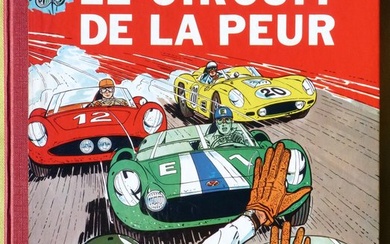 Michel Vaillant T3 - Le Circuit de la peur - C - 1 Album - First Belgian edition - 1961