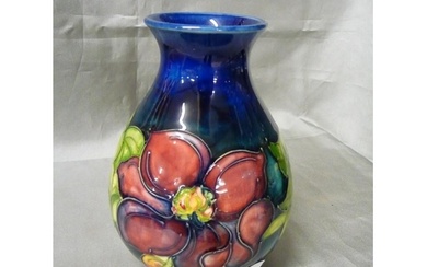 Moorcroft Pottery Vase - Clematis Pattern, approx 15.5cm tal...