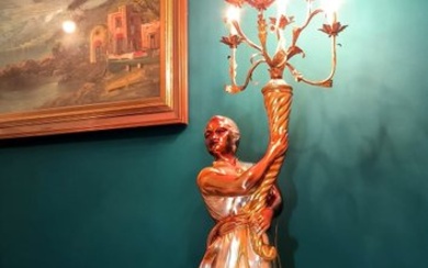 Moro di Venezia - Lamp - Bronze, Wood