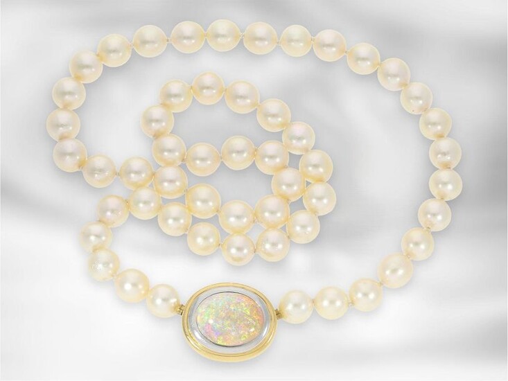 Necklace/necklace: decorative new Akoja cultured pearl necklace with...
