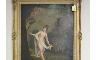 Neo-Classical O/C Painting"Venus at Bath"