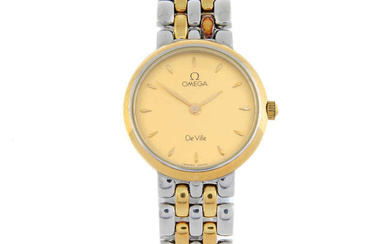 OMEGA - a bi-colour De Ville bracelet watch, 23mm.